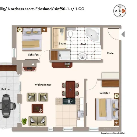 Apartament Nordseeresort Friesland Ferienhaeuser Nordseeresort Friesland 50-1-s *